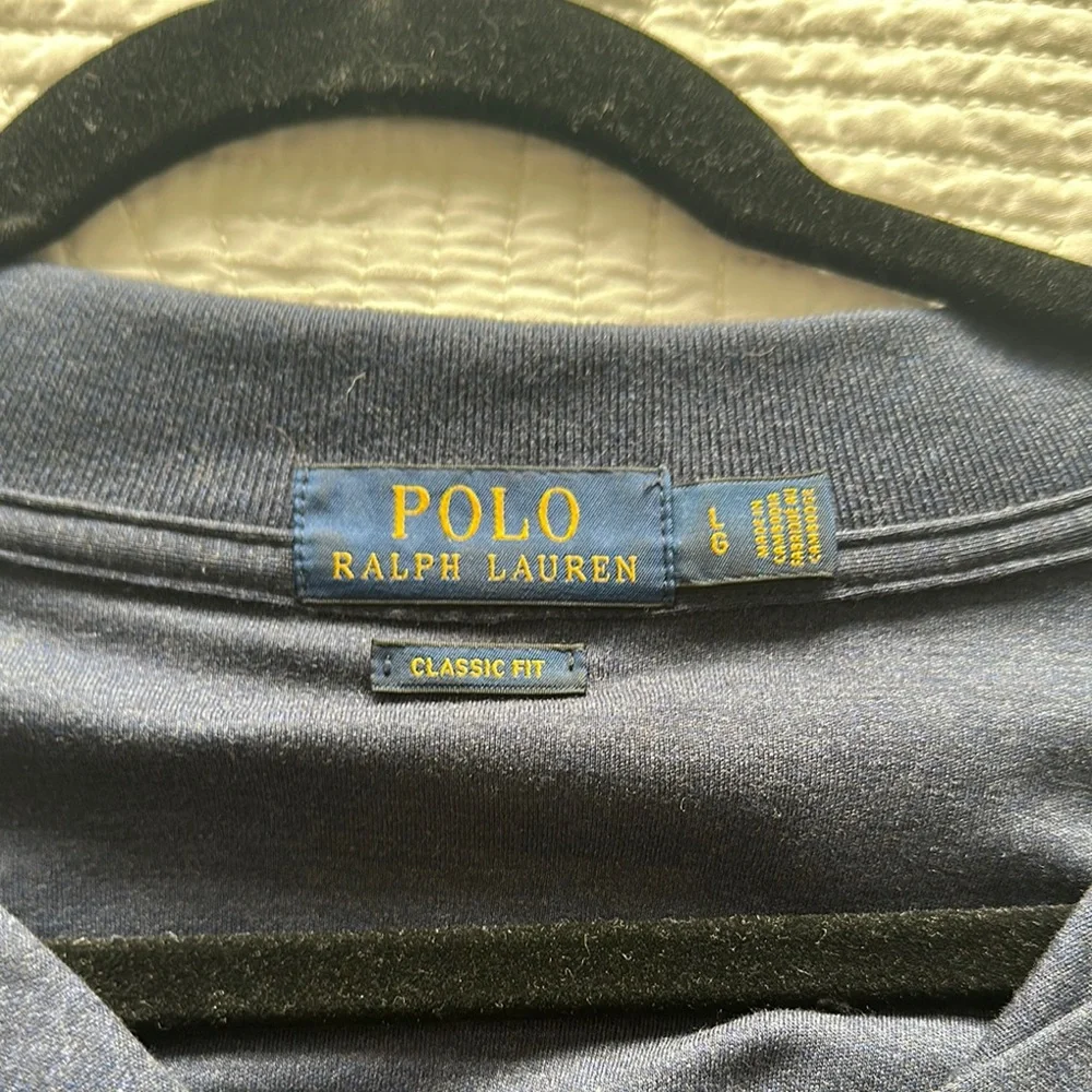 Polo by Ralph Lauren Blue Long-Sleeve Polo Shirt - Picture 2 of 4